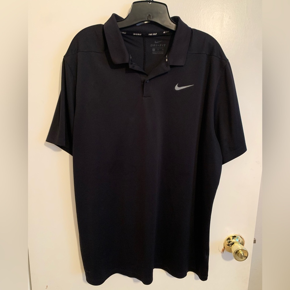 Nike Men’s Polo Dri-Fit Golf Tee Black